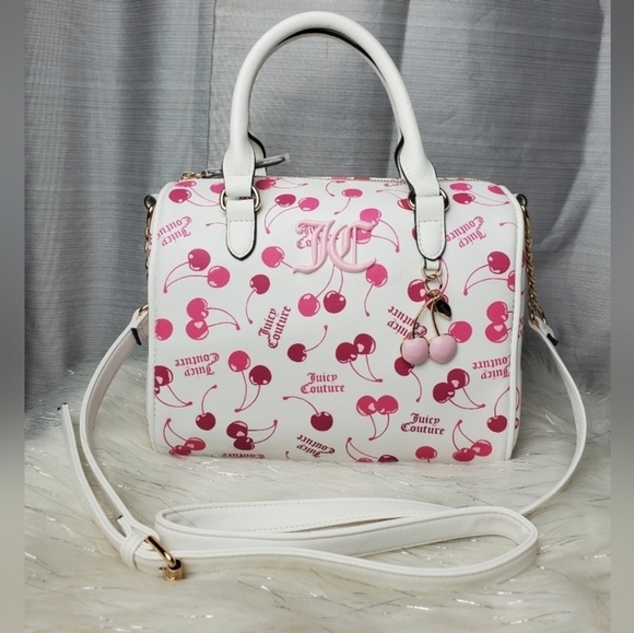 Juicy Couture Handbags - 🍒▪️ JUICY COUTURE🔹️ White Cherry On Top Satchel Crossbody Bag